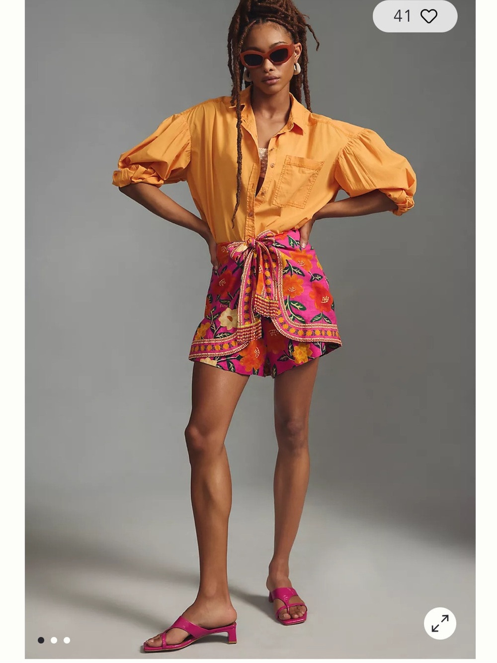 NWT Farm Rio Tapestry Shorts L